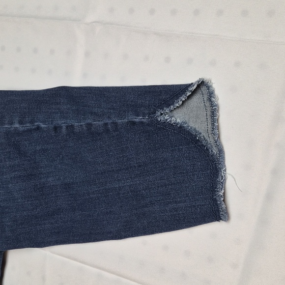 J. Jill Dark Blue Straight Leg Jeans Slim Ankle Sz 12 - Picture 2 of 10